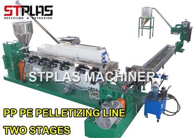 200-300kg/h noedeltype HDPE de Plastic Machine die van de Recyclingskorrel Lijn voor de Flessen van de Melkshampoo pelletiseren