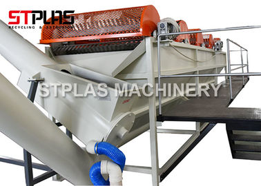 Roestvrij staal de Plastic Was van de het HUISDIERENfles van de Recyclingsmachine Spoelende Tank
