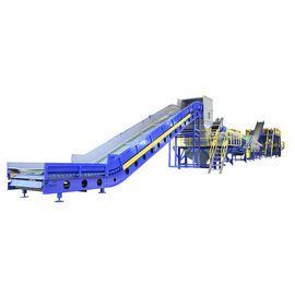 Hoge Machts Plastic Was Recyclingsmachine met het Sorteren van het Vlekkenmiddel van het Materiaaletiket