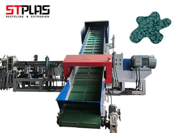 Hoge snelheid rolde de Plastic Machine van de Recyclingskorrel LDPE Extruder van de Film de Plastic Korrel