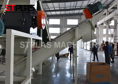 HDPE de Was van de Melkfles Plastic Recyclingsmachine met Maalmachine en Droger