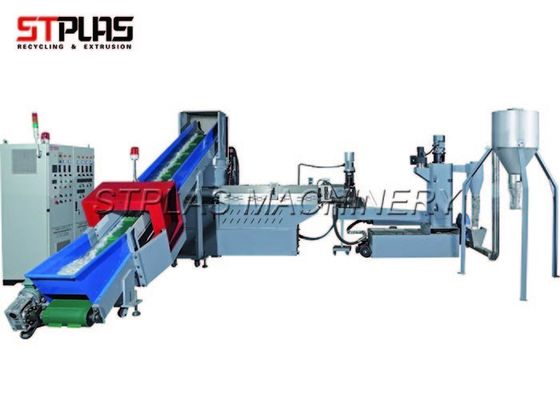De enige Schroef Plastic Machine van de Recyclingskorrel voor pp-PE PS het Materiaal van het PAhuisdier