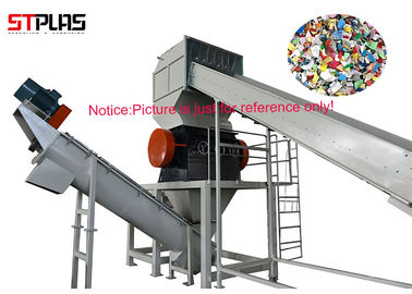 Semi - Automatische HDPE PE van de Recyclingsmachine pp Plastic Container Recyclingsinstallatie